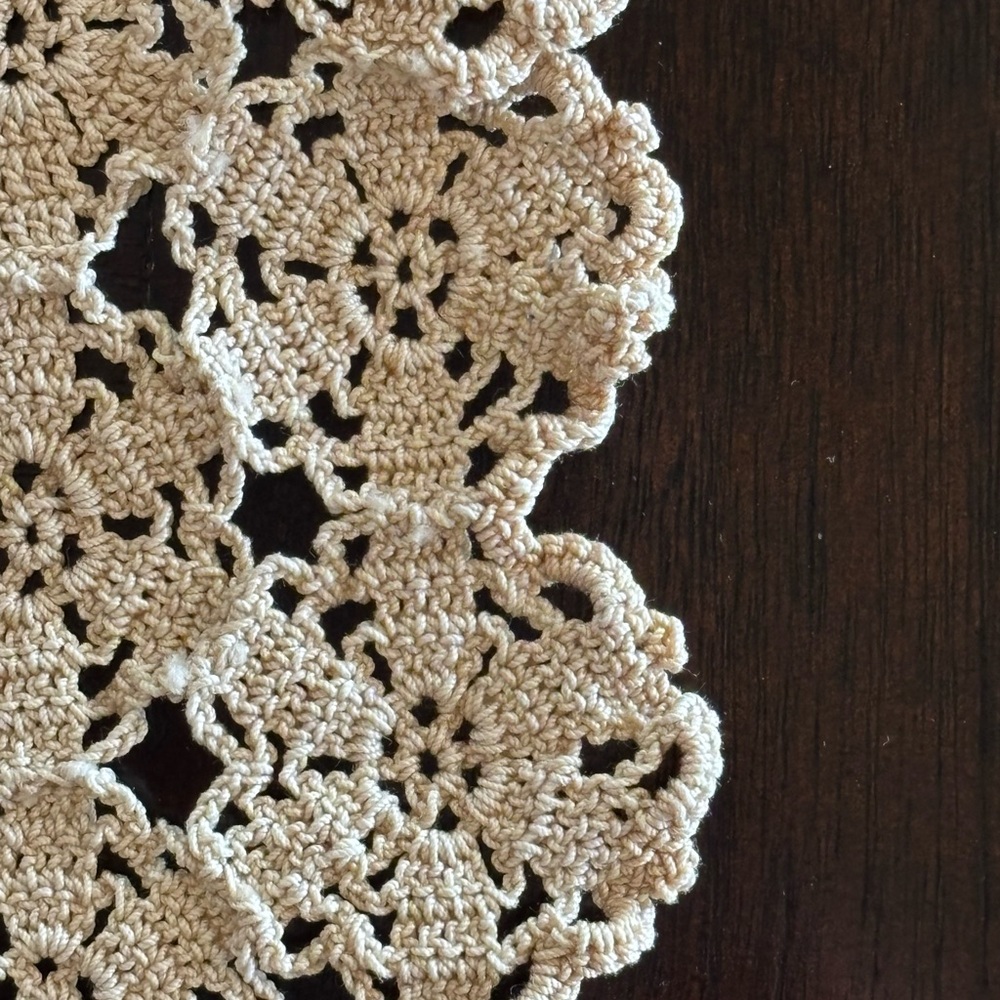 Elegant Crochet Lace Tablecloth